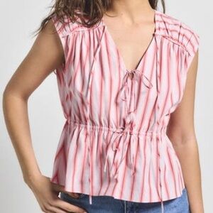 Derek Lam 10 Crosby Women's Caroline Double Tie Top Blouse Benibana XS NEW. 1645